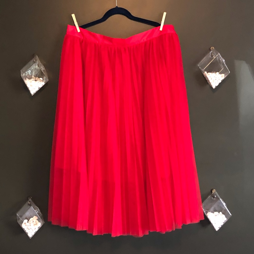 Pleated Tulle Skirt by Eloquii